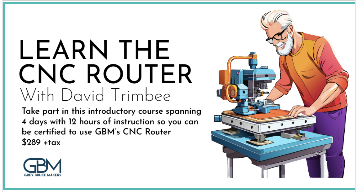 Event image LEARN THE CNC ROUTER (Certification) - April 13th